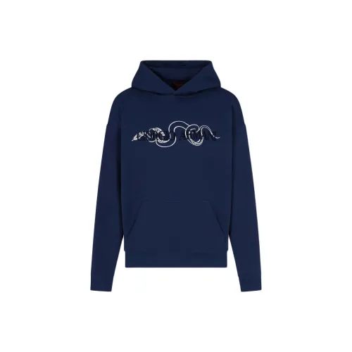 AMANI SS25 Толстовка Мужской Морской Синий