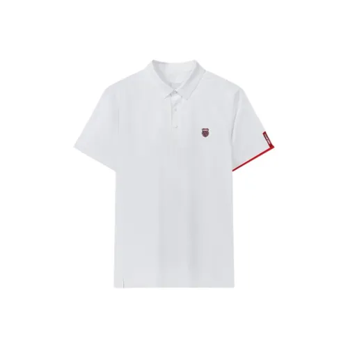 KSWISS Поло Мужское Снежно-Белый