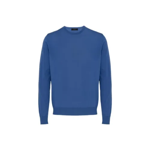 PRADA SS24 Свитер Мужской Авиационный Синий