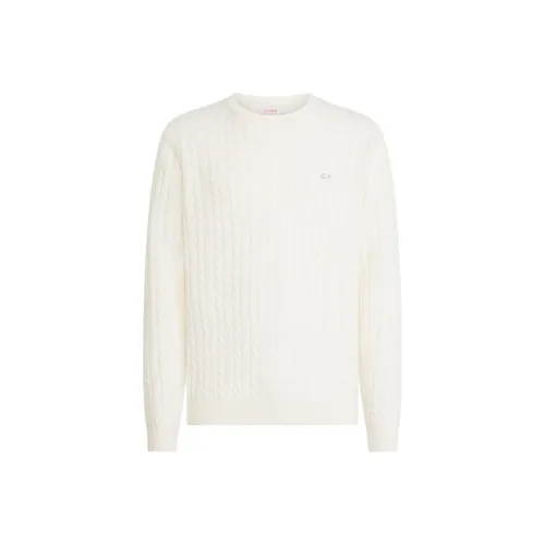 SUN68 Кремовые Мужские Свитера