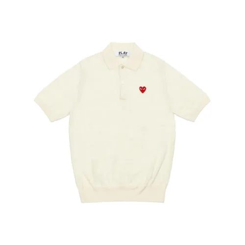 CDG Play SS24 Свитер Унисекс Экрю