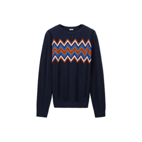 LOEWE Anagram SS25 Свитер Мужской Многоцветный