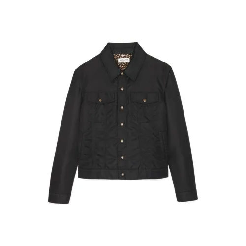 SAINT LAURENT SS22 Куртки и Пальто Мужской Черный