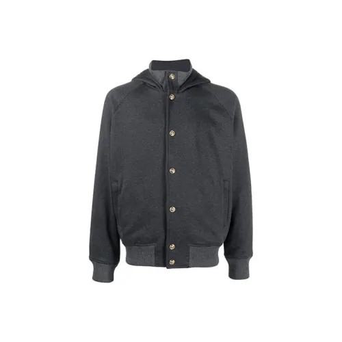 FANSIZHE VERSACE FW22 Куртки и пальто Мужской Серый