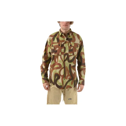 DSQUARED 2 Коричневый Мужские Рубашки