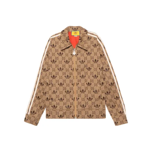 GUCCI X ADIDAS Collaboration Хаки Мужские Куртки