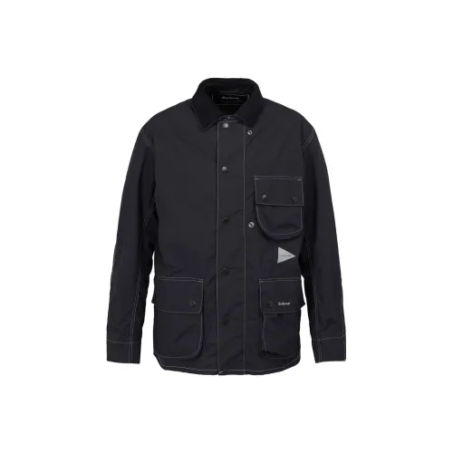 BARBOUR x And Wander Collaboration FW22 Куртки и пальто Мужской Черный