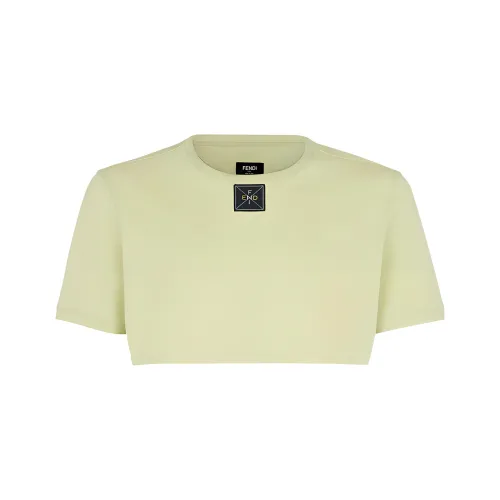 FENDI Светло-зеленые Мужские T-рубашки