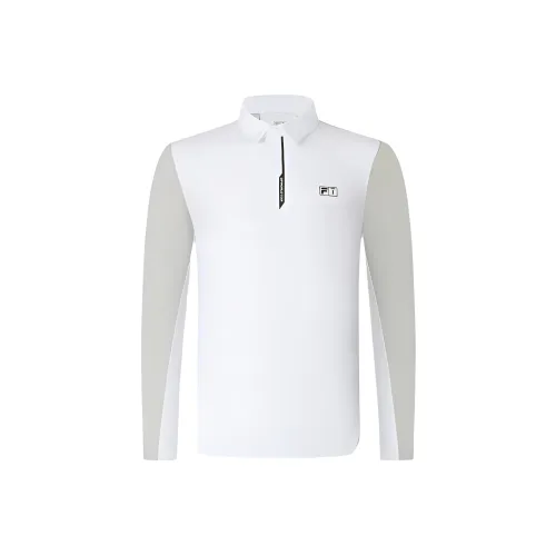 FILA GOLF серия Поло Мужское Нефрит Белый