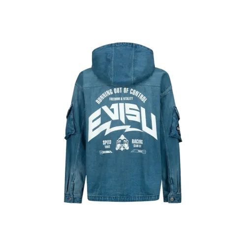 EVISU Джинсовый синий Мужские Куртки