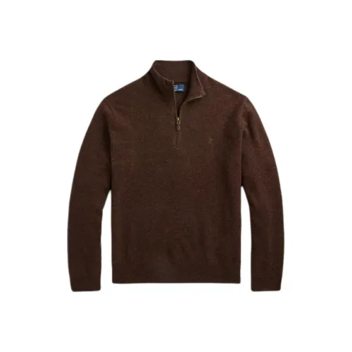 Polo Ralph Lauren FW24 Трикотаж Мужской Темный Каштановый