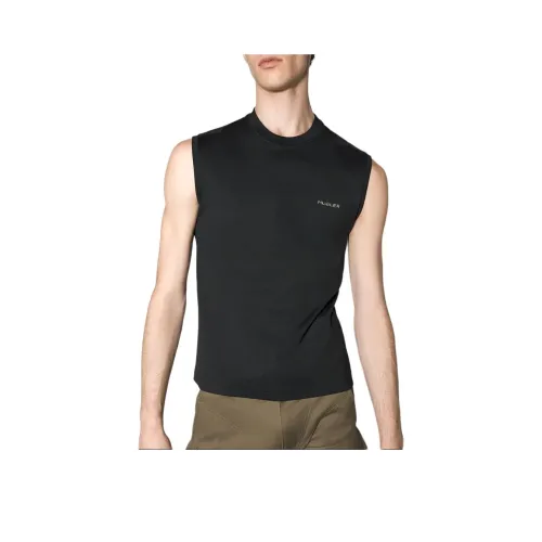 Mugler Мужские черные майки