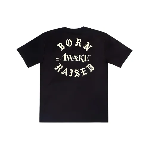 Carhartt WIP Awake Ny X Bornxraised Tripartite Collection Черные Мужские T-Рубашки