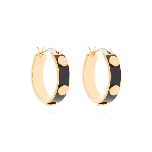 TORY BURCH Серьги из нержавеющей стали женские черные