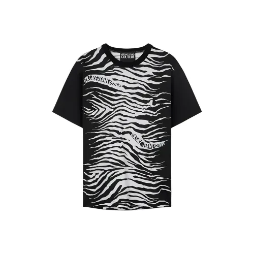 VERSACE T-рубашка мужская черно-белая