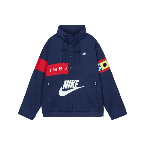 Nike Темно-синие мужские куртки