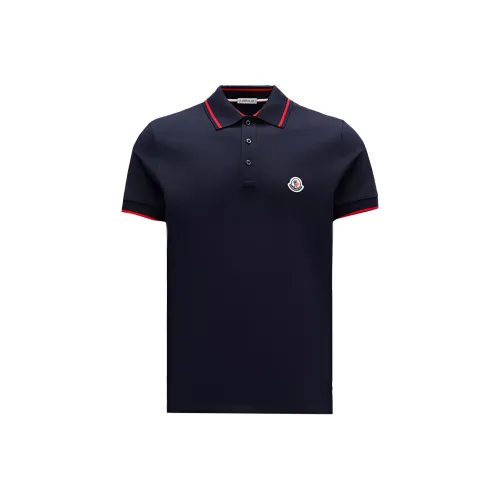 Moncler Night Blue Мужская Поло