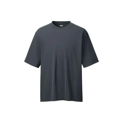 Uniqlo U Collection Темно-серый Мужской T-рубашки