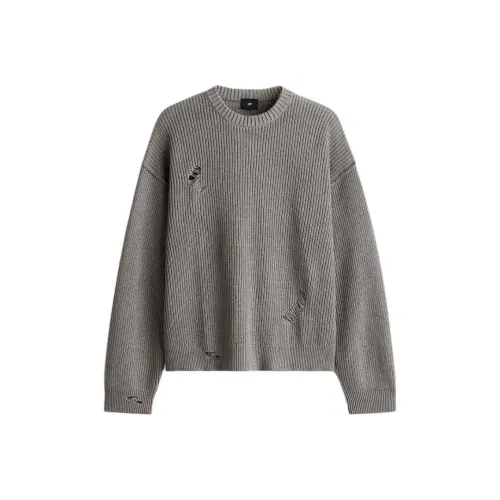 H&M Серый Мужской Трикотаж