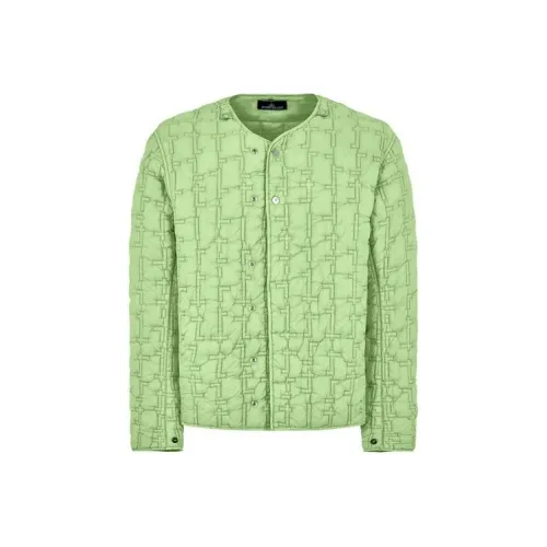 Stone Island Зеленый Мужской Куртки