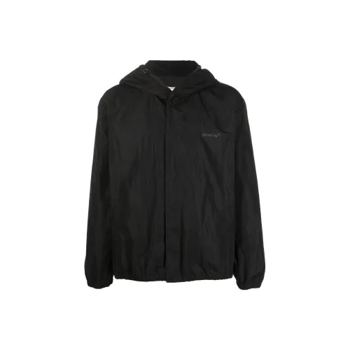Off Белый FW22 Черный Мужские Куртки