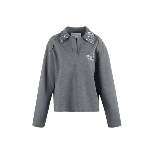 Valeria Obbaco Свитшот Унисекс Серый