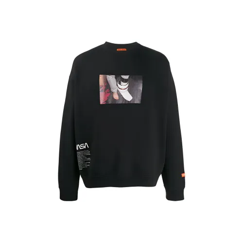 HERON PRESTON Черный Мужской Свитшот