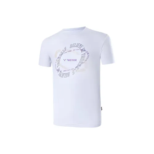VICTOR TTY35005 Белый Унисекс T Рубашки