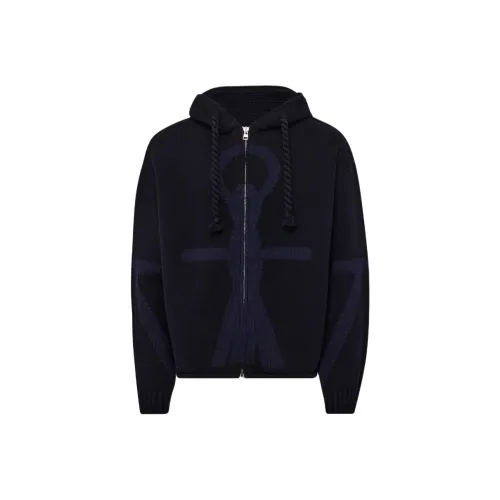 JW Anderson FW24 Трикотаж Мужской Морской Синий