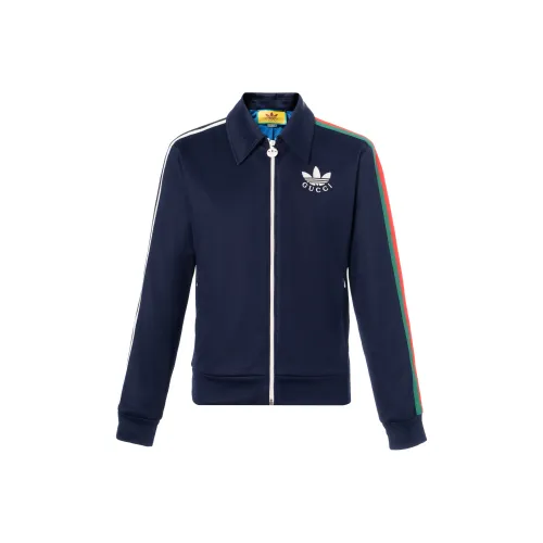 GUCCI X ADIDAS FW22 Куртки и пальто Мужской Темно-синий