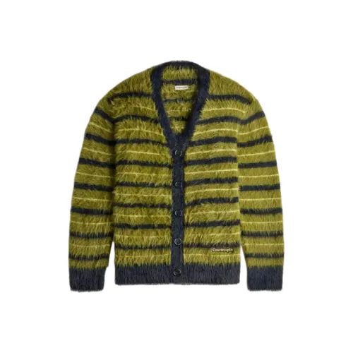 COACH FW24 Трикотаж Унисекс Черный Зеленый