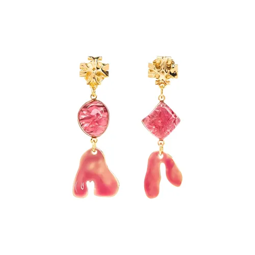 TORY BURCH Серьги из золота с покрытием 18К латунь эмаль смола женские золотые