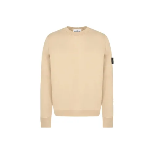 Stone Island Светло-янтарный Мужской Свитшот