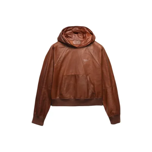 PRADA SS25 Свитшот Мужской Умбра