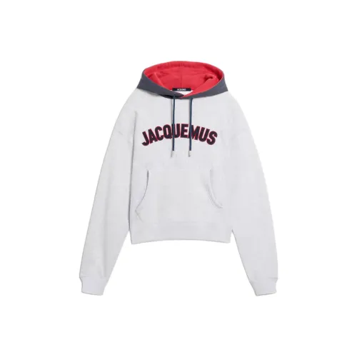 Jacquemus SS25 Баскетбол Толстовка Толстовка Мужской GREY Серый