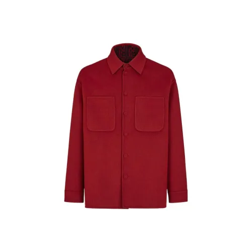 FENDI Куртки и Пальто Мужской Красный