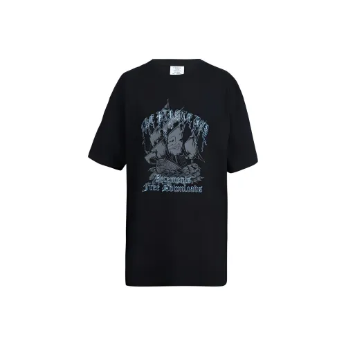 Vetements Черные Мужские T-Рубашки