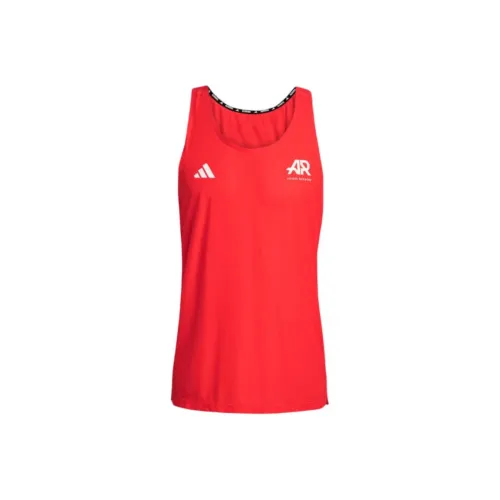 adidas Clothing Red Men's Tank Tops adidas Clothing Красный Мужские Майки