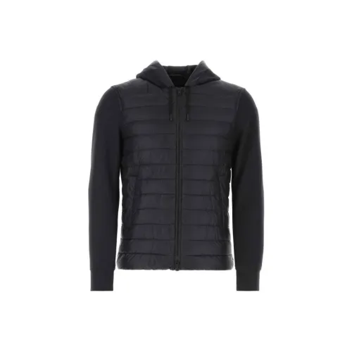 HERNO Мужские черные куртки