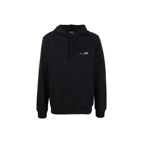 A.P.C. Joint Paragraph Черные Мужские Толстовки
