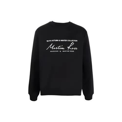 MARTINE ROSE Черные Мужские Свитшоты