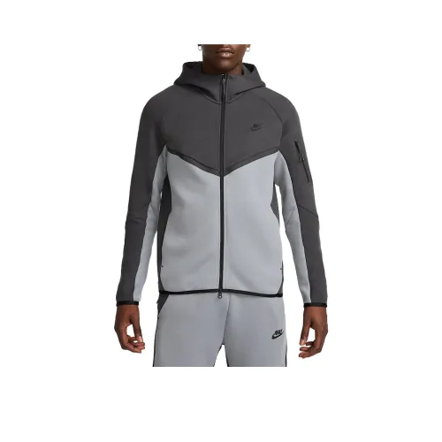 Nike Tech WINDRUNNER Толстовка Мужская Темно-Серый Холодный Серый Черный