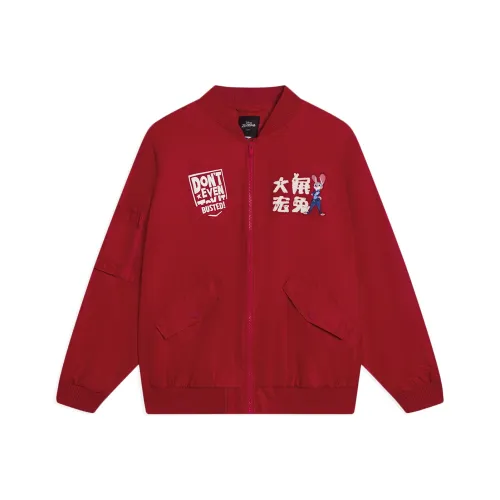 LiNing x Disney Sports Fashion Collection Куртка Унисекс Агат Красный