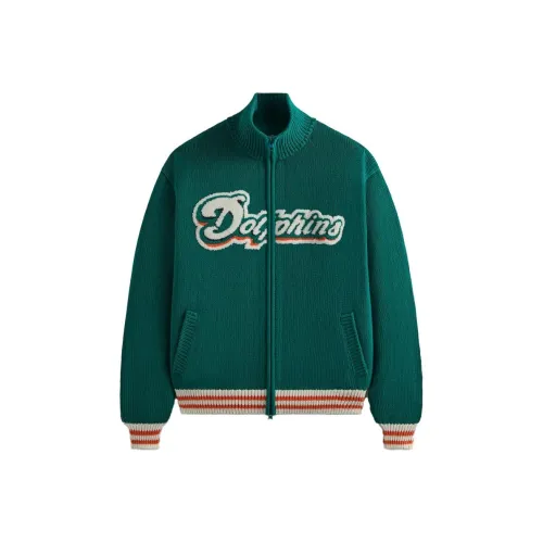 KITH x NFL FW24 Dolphins Wyona Трикотаж Мужской Темно-зеленый