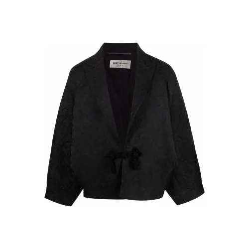 SAINT LAURENT SS22 Куртки и Пальто Мужской Черный