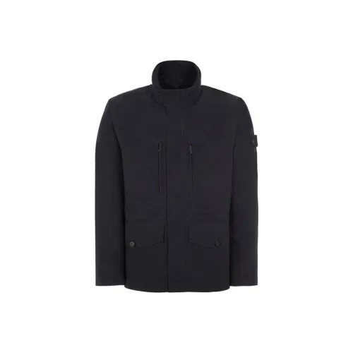 Stone Island STONE ISLAND SS23 GHOST PIECES Collection Куртки Пальто Мужской Черный