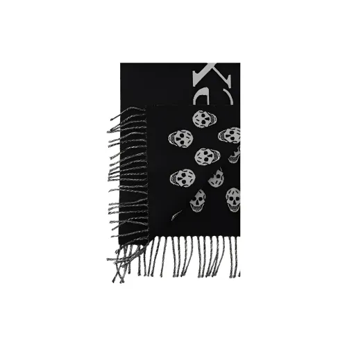 Alexander McQueen Шерсть Вязаные Шарфы Мужской Черный