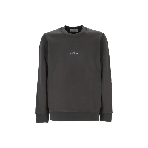 STONE ISLAND Толстовка Мужская Угольный Серый