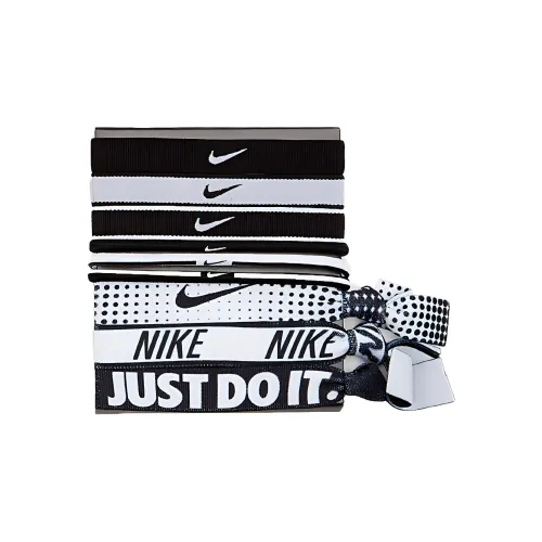 NIKE Резинки-спирали для волос, черные, унисекс