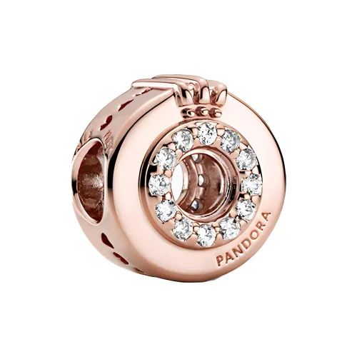 Pandora 14K Розовое золото с покрытием, кубический цирконий, ювелирные аксессуары для женщин